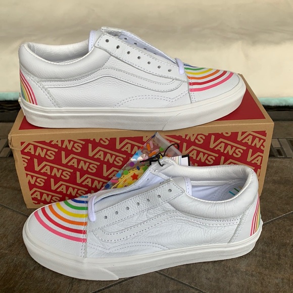 VANS OLD SKOOL FLOUR SHOP RAINBOW/TRUE WHITE MEN’s - Picture 4 of 15